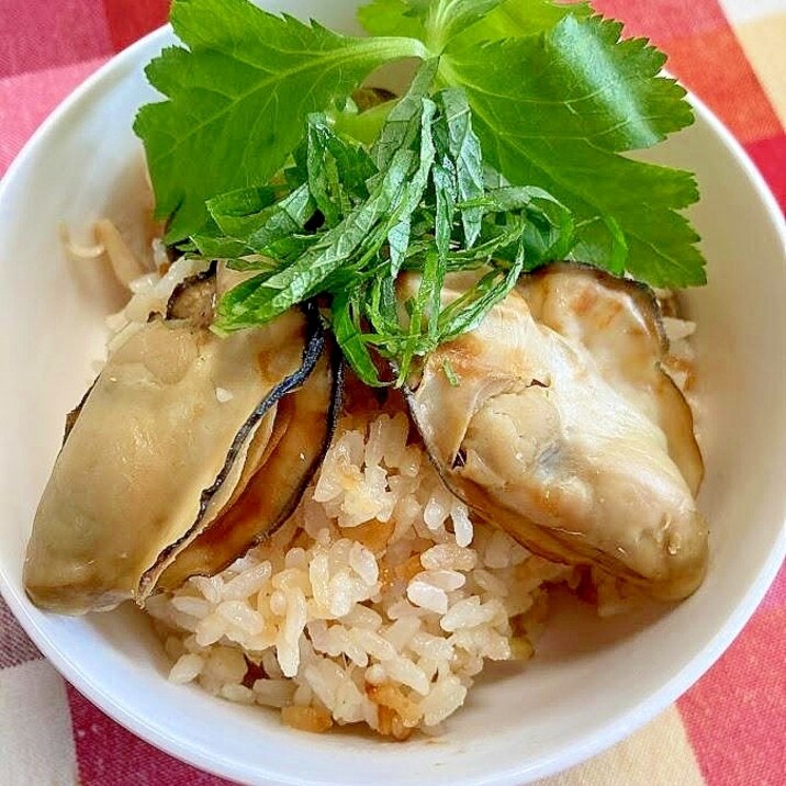絶品!牡蠣の炊き込みご飯